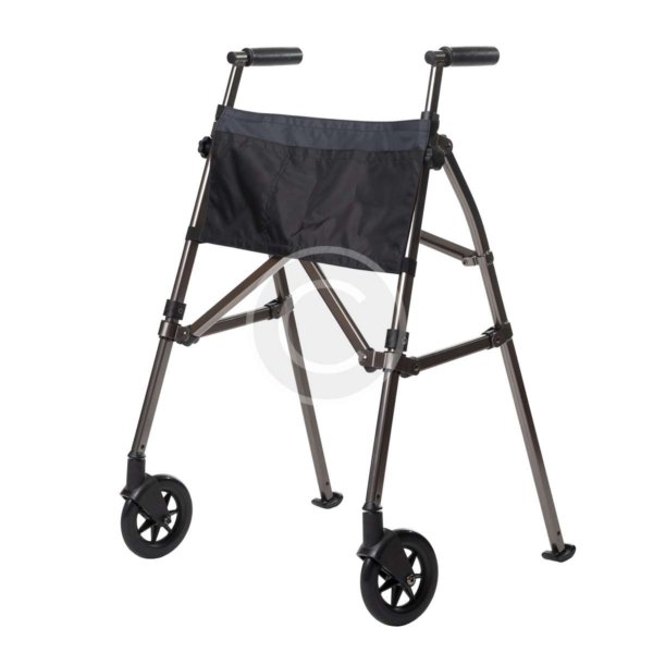 Bariatric Rollator with Flame Finish
